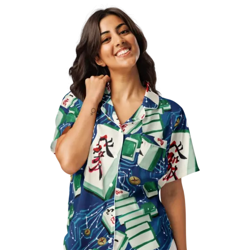 Compass Almanac on a Women's Short Sleeve Pajama Top