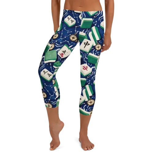 Compass Fortune on a Capri Leggings