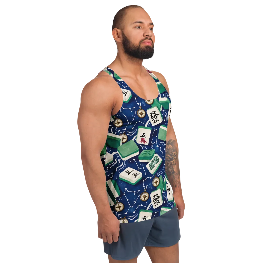 Compass Fortune on Men's Tank Top — Right Front