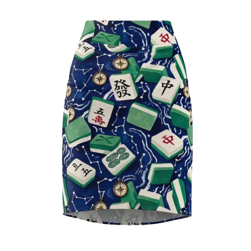 Compass Fortune on a Pencil Skirt