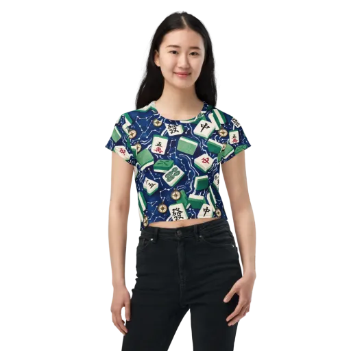 Compass Fortune on a Crop Tee