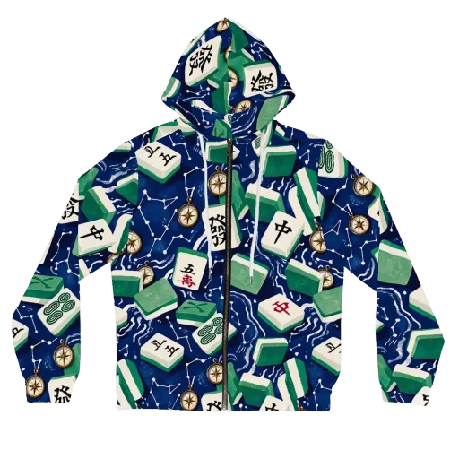 Compass Fortune on a Women's Full-Zip Hoodie