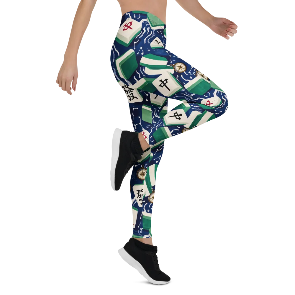 Compass Fortune on Leggings — Right
