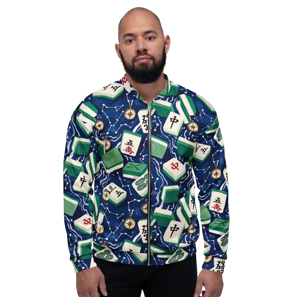 Compass Fortune on Bomber Jacket — Front
