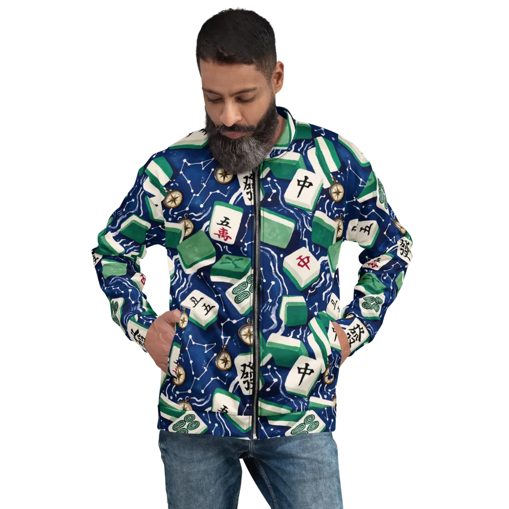 Compass Fortune on Bomber Jacket — Front