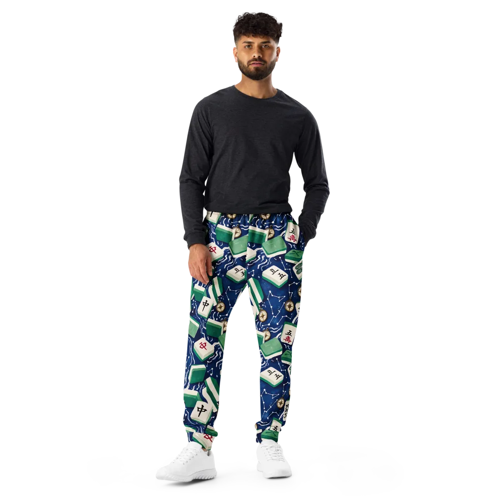 Compass Fortune on Men's Joggers — Front