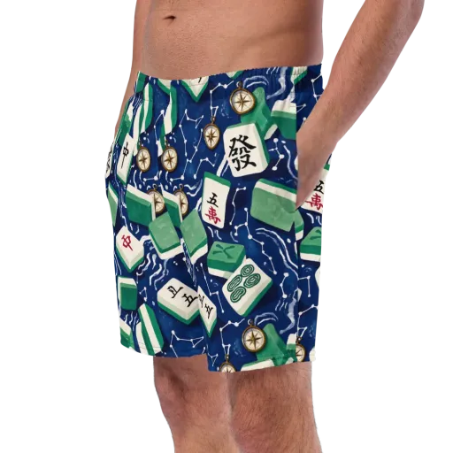 Compass Fortune on a Swim Trunks