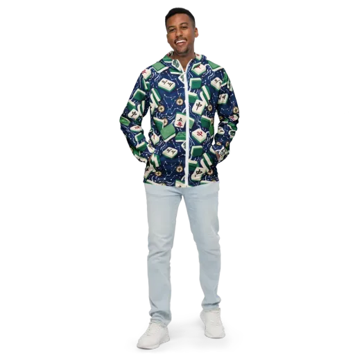 Compass Fortune on a Men's Windbreaker