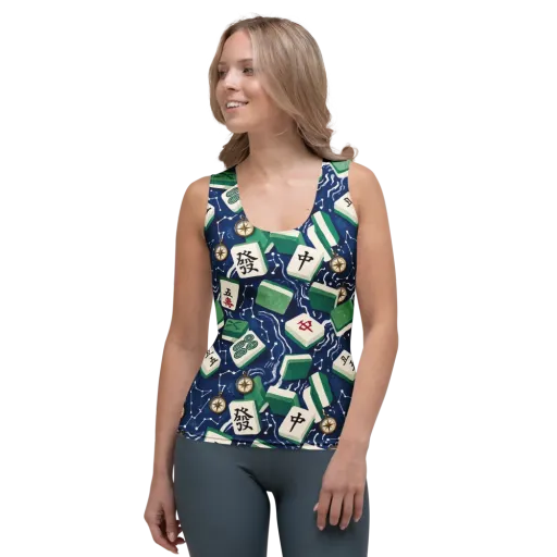 Compass Fortune on a Women's Tank Top