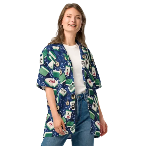 Compass Fortune on a Button Shirt
