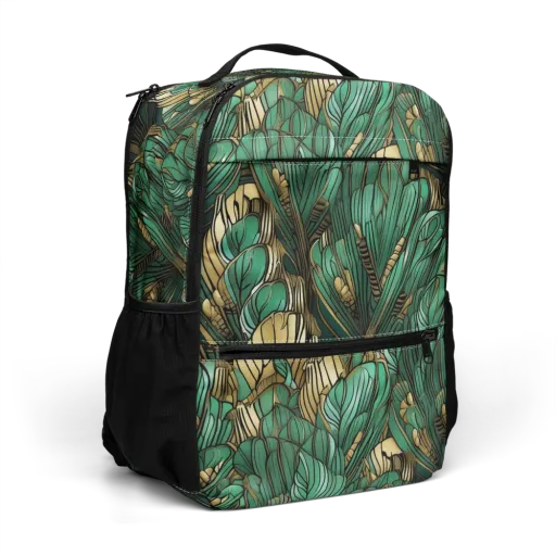 Verdant Deco on a Utility Backpack