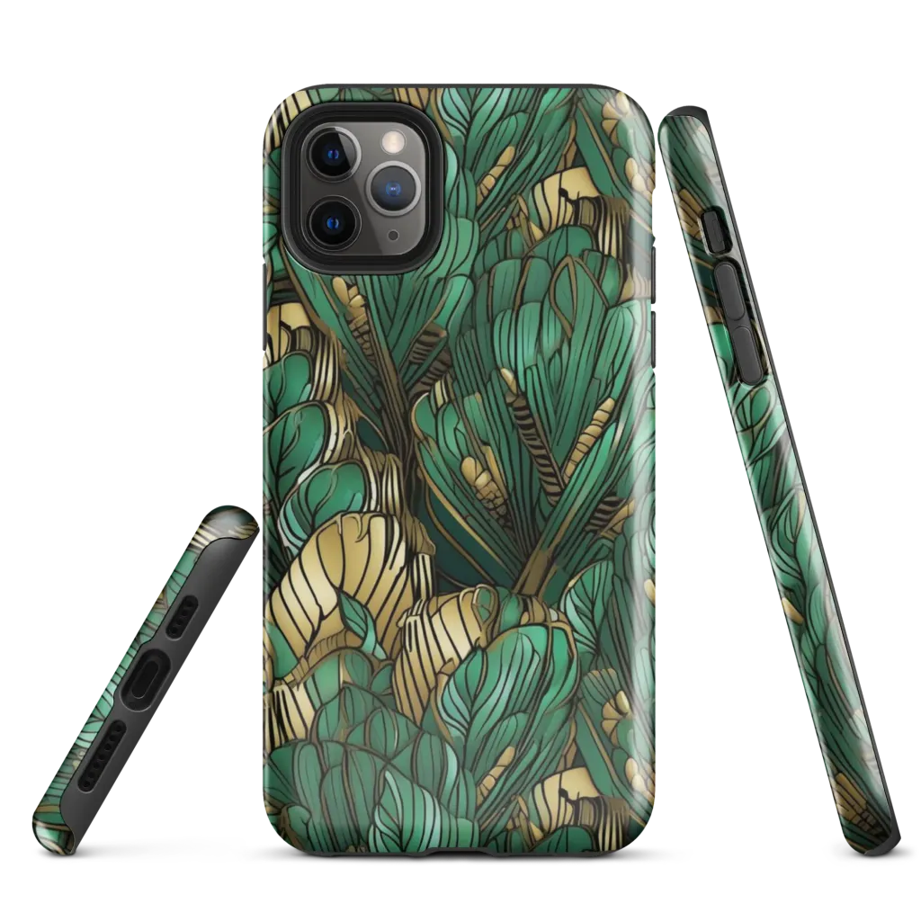 Verdant Deco on Tough Case for iPhone® — Front