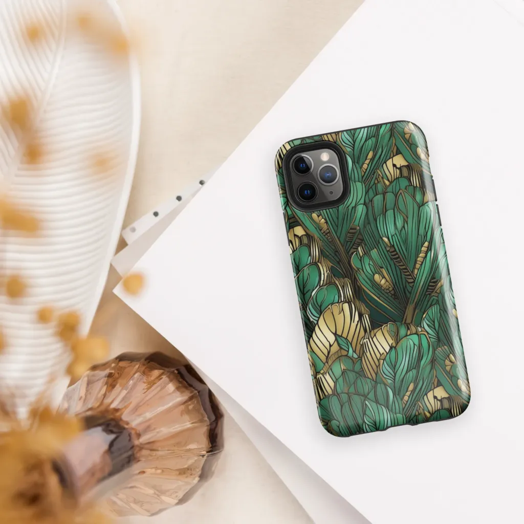 Verdant Deco on Tough Case for iPhone® — Front