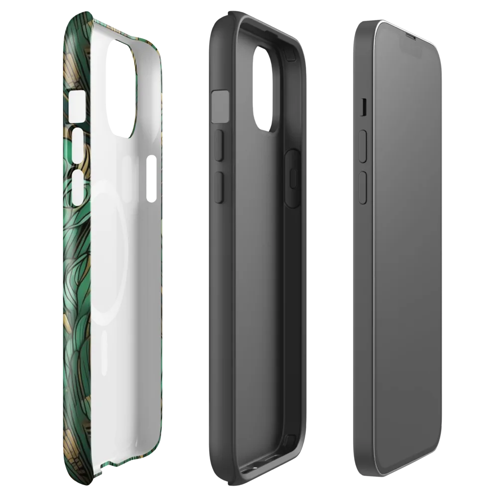 Verdant Deco on MagSafe Tough Case for iPhone® — Front