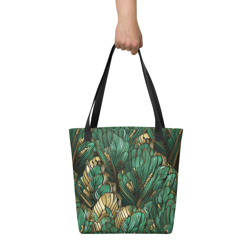 Verdant Deco on Tote Bag — Front