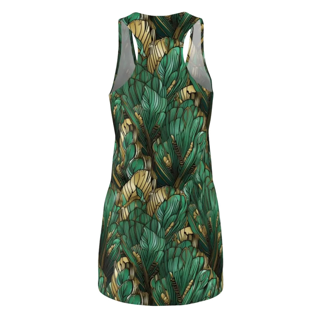 Verdant Deco on Racerback Dress — Back