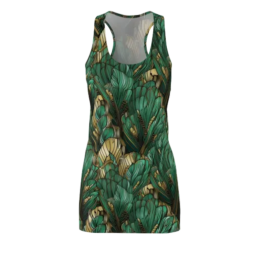 Verdant Deco on a Racerback Dress