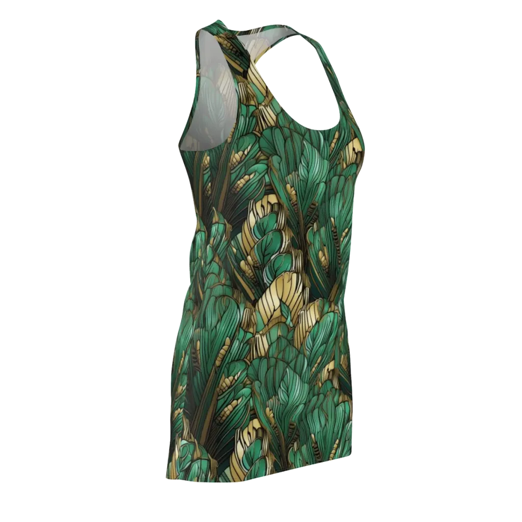 Verdant Deco on Racerback Dress — Front Side