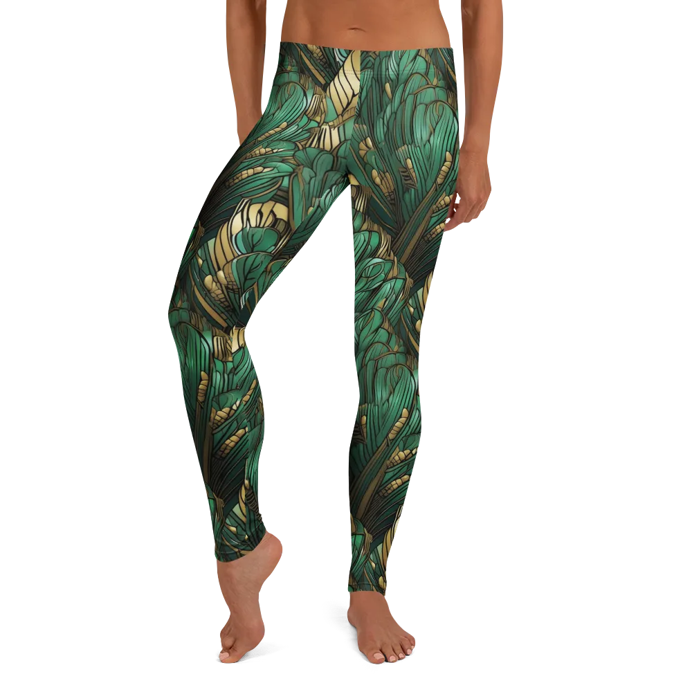 Verdant Deco on Leggings — Front