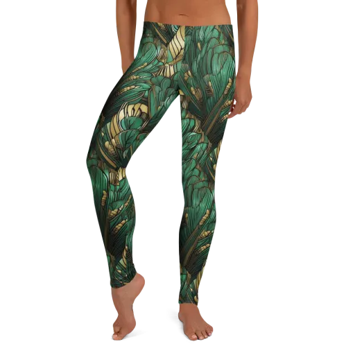 Verdant Deco on a Leggings