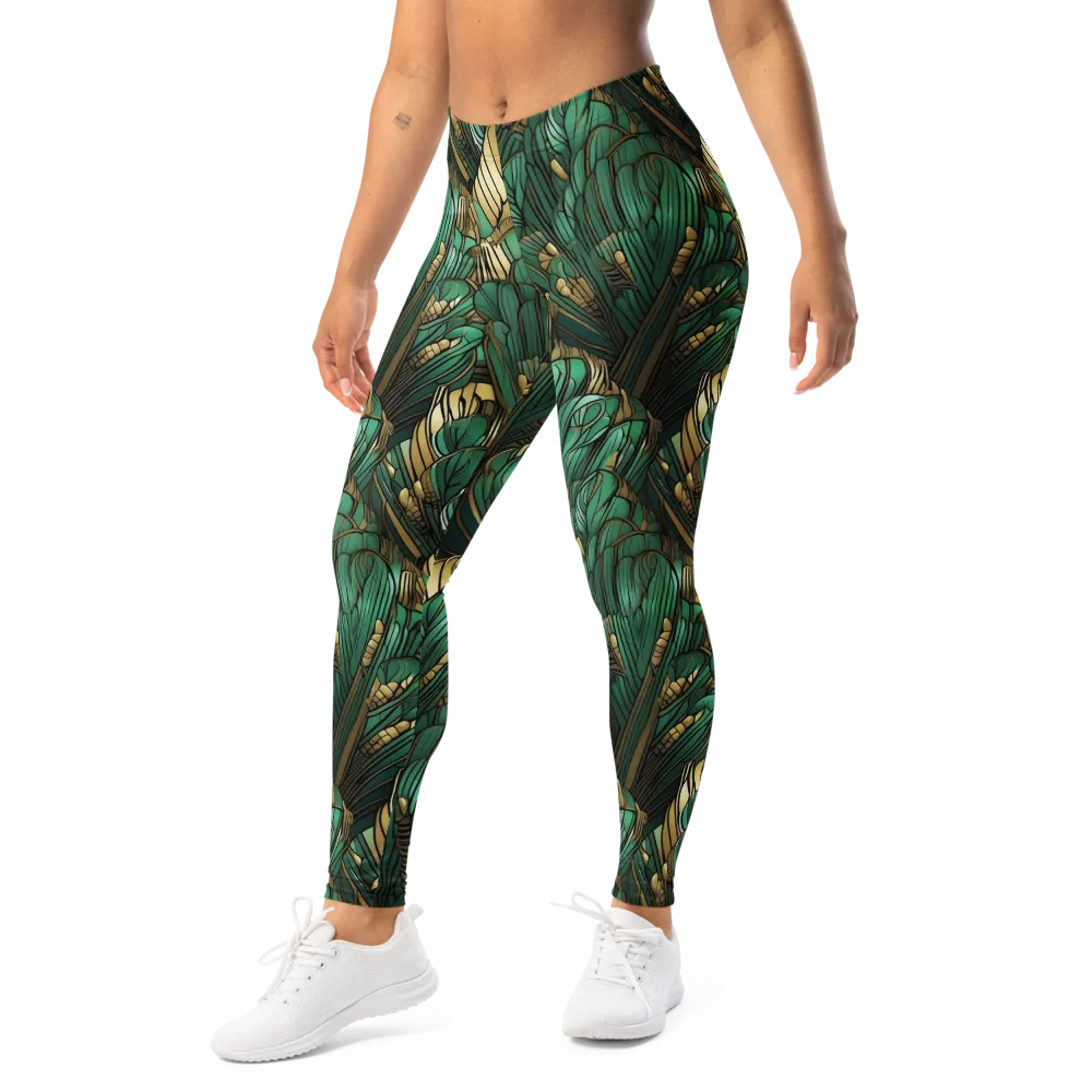 Verdant Deco on Leggings — Left Front