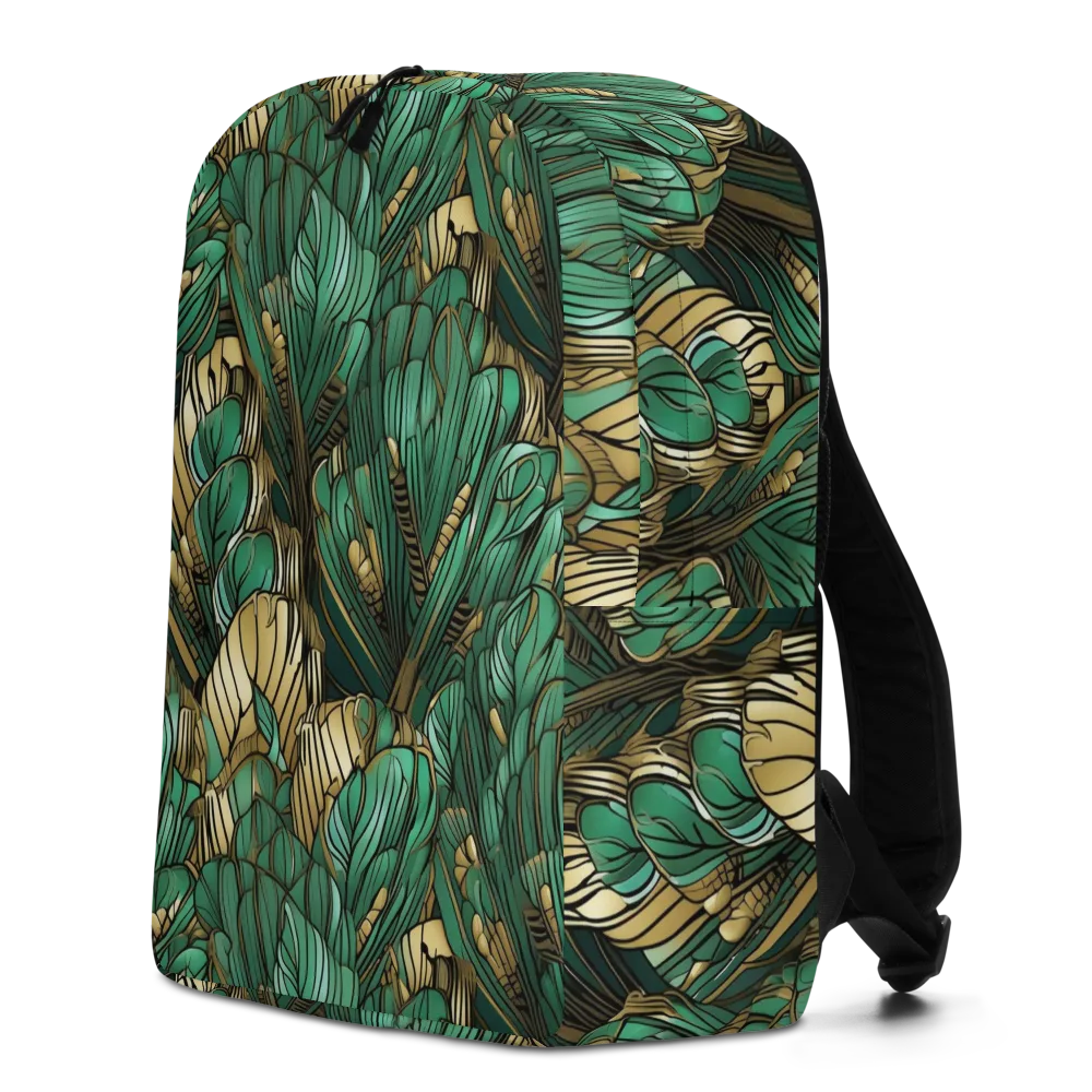 Verdant Deco on Minimalist Backpack — Left