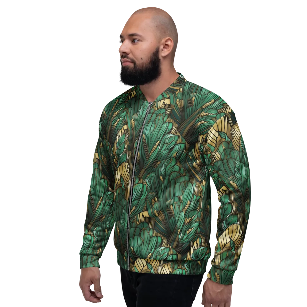 Verdant Deco on Bomber Jacket — Left