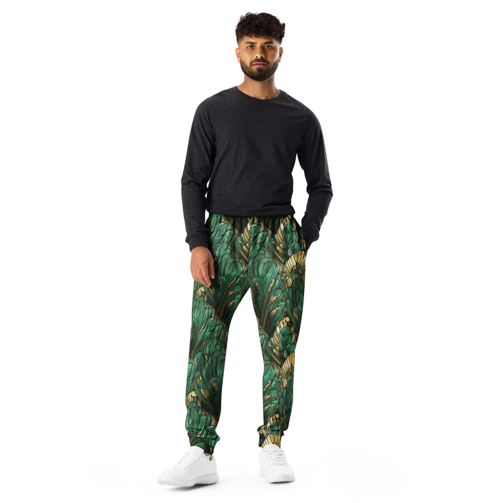 Verdant Deco on Men's Joggers — Front