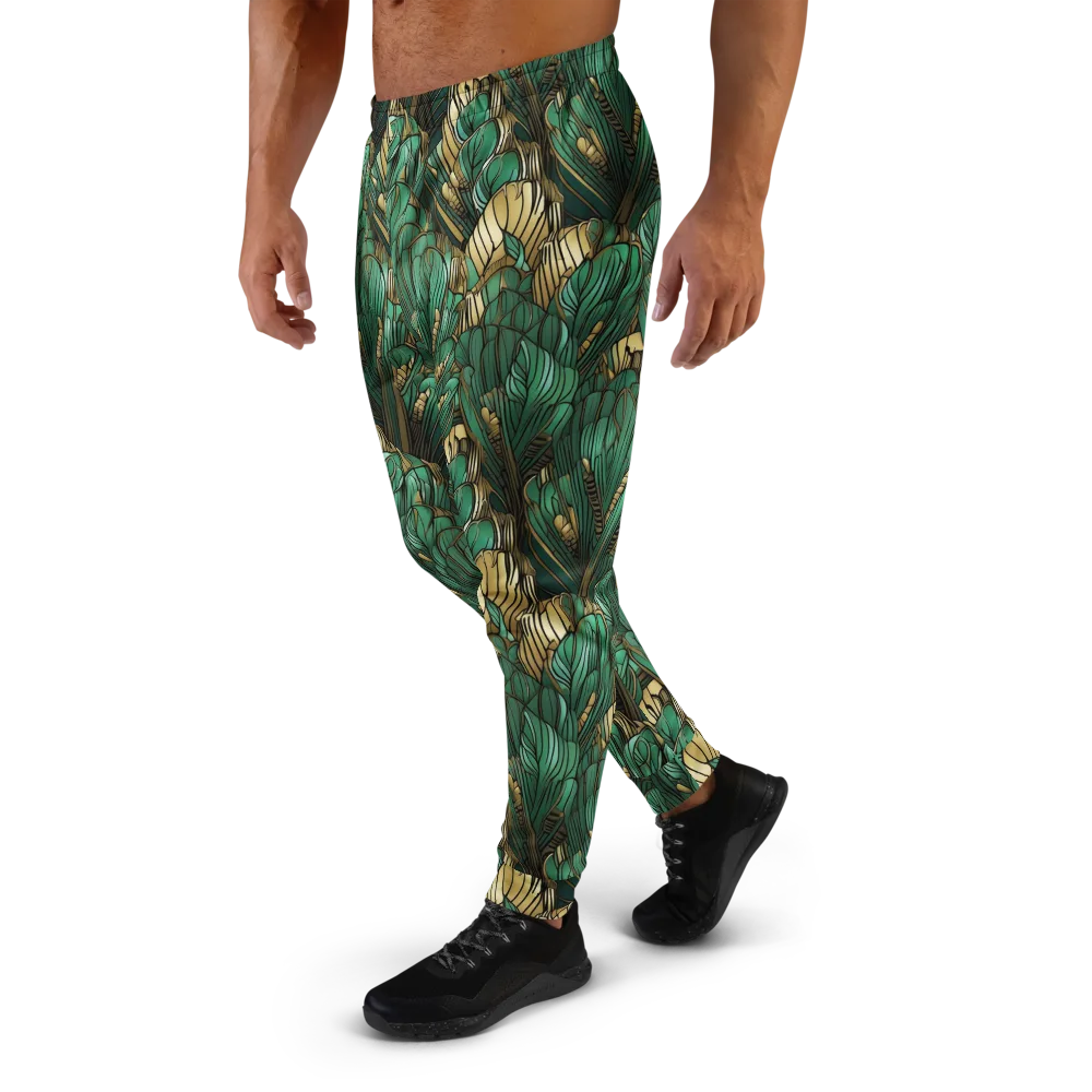 Verdant Deco on Men's Joggers — Left