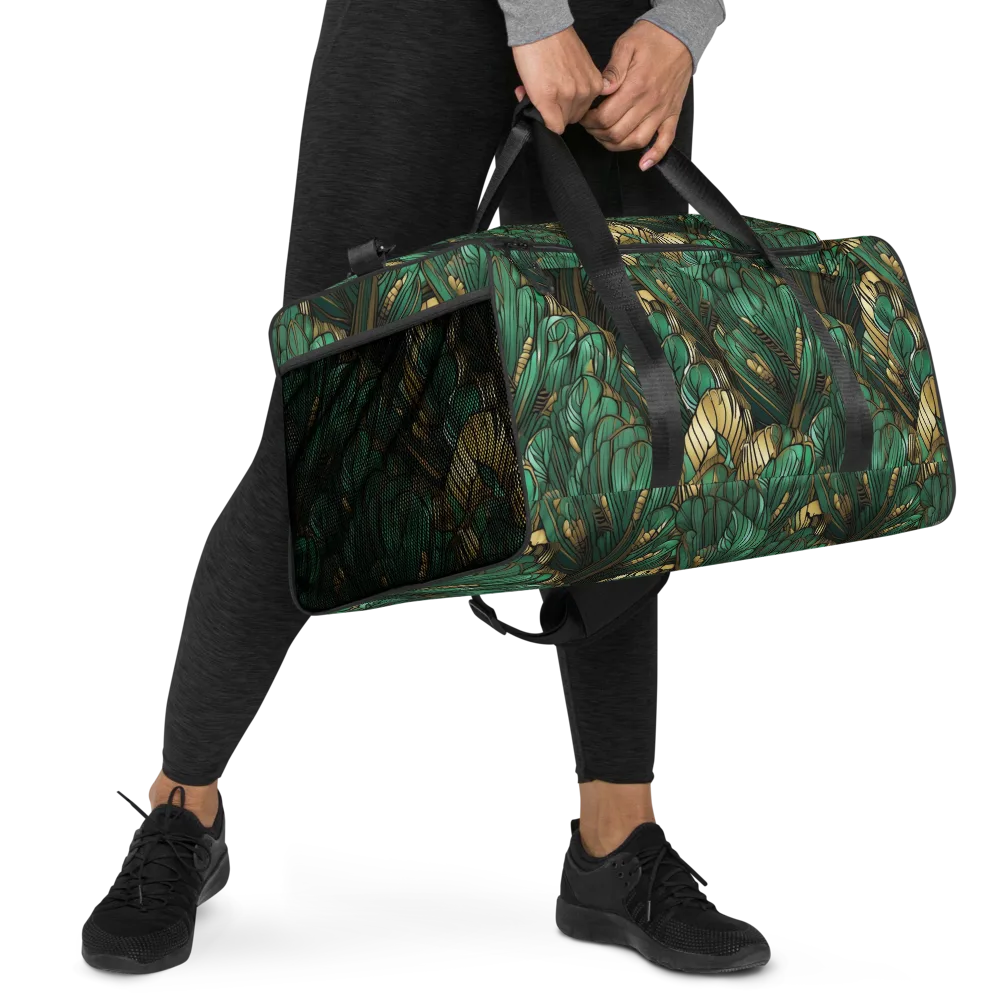 Verdant Deco on Duffle Bag — Right Front