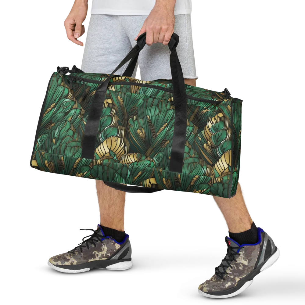 Verdant Deco on Duffle Bag — Front