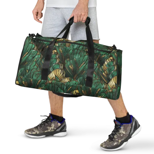 Verdant Deco on a Duffle Bag