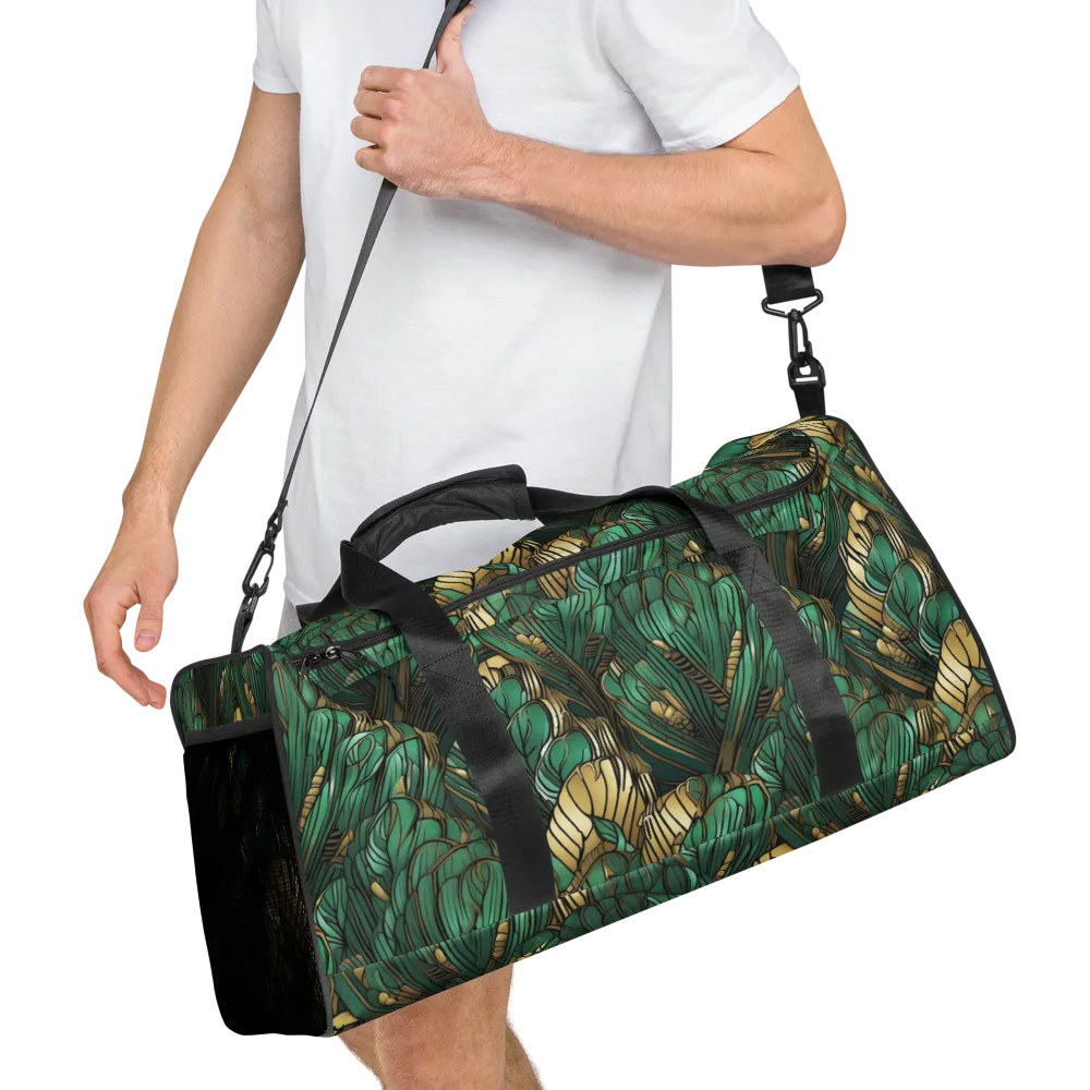 Verdant Deco on Duffle Bag — Right Front