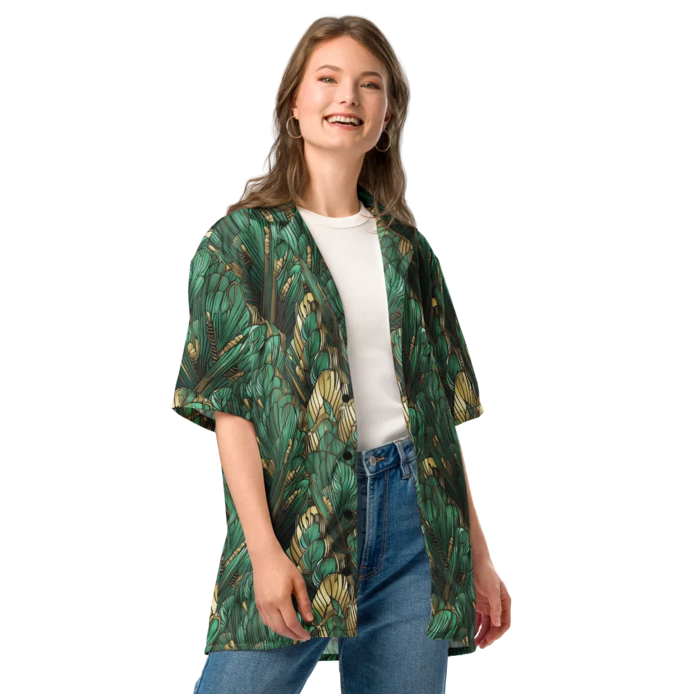 Verdant Deco on Button Shirt — Front
