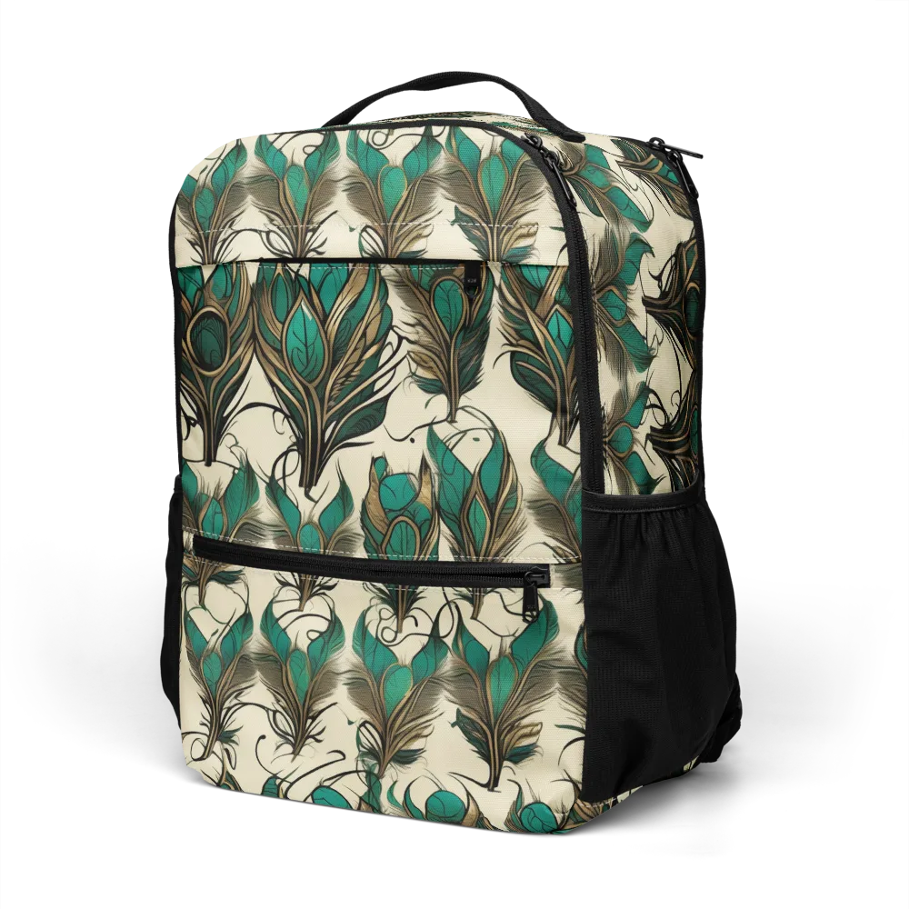 Emerald Plume on Utility Backpack — Left Front
