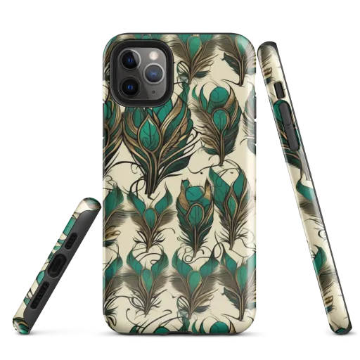 Emerald Plume on a Tough Case for iPhone®