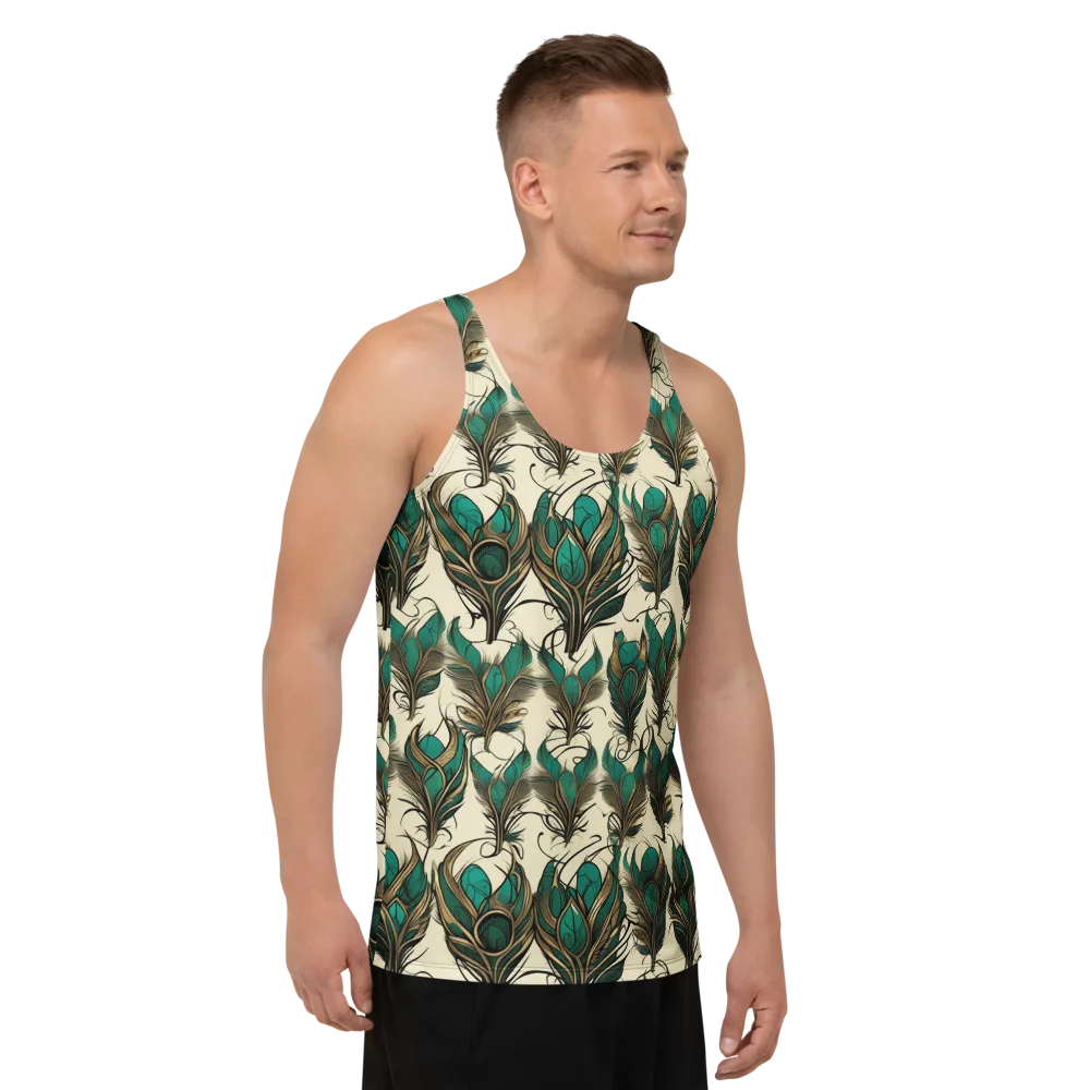 Emerald Plume on Men's Tank Top — Right Front