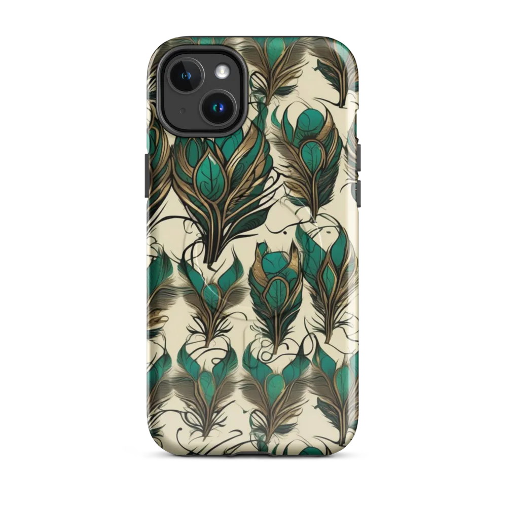 Emerald Plume on MagSafe Tough Case for iPhone® — Front