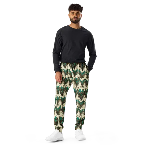 Emerald Plume on a Men's Joggers