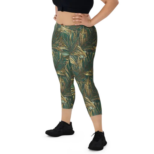 Verdigris Canopy on a Capri Leggings