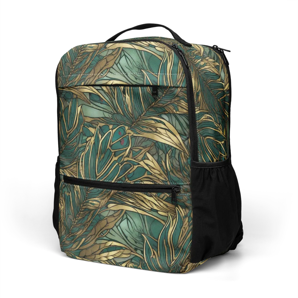 Verdigris Canopy on Utility Backpack — Left Front