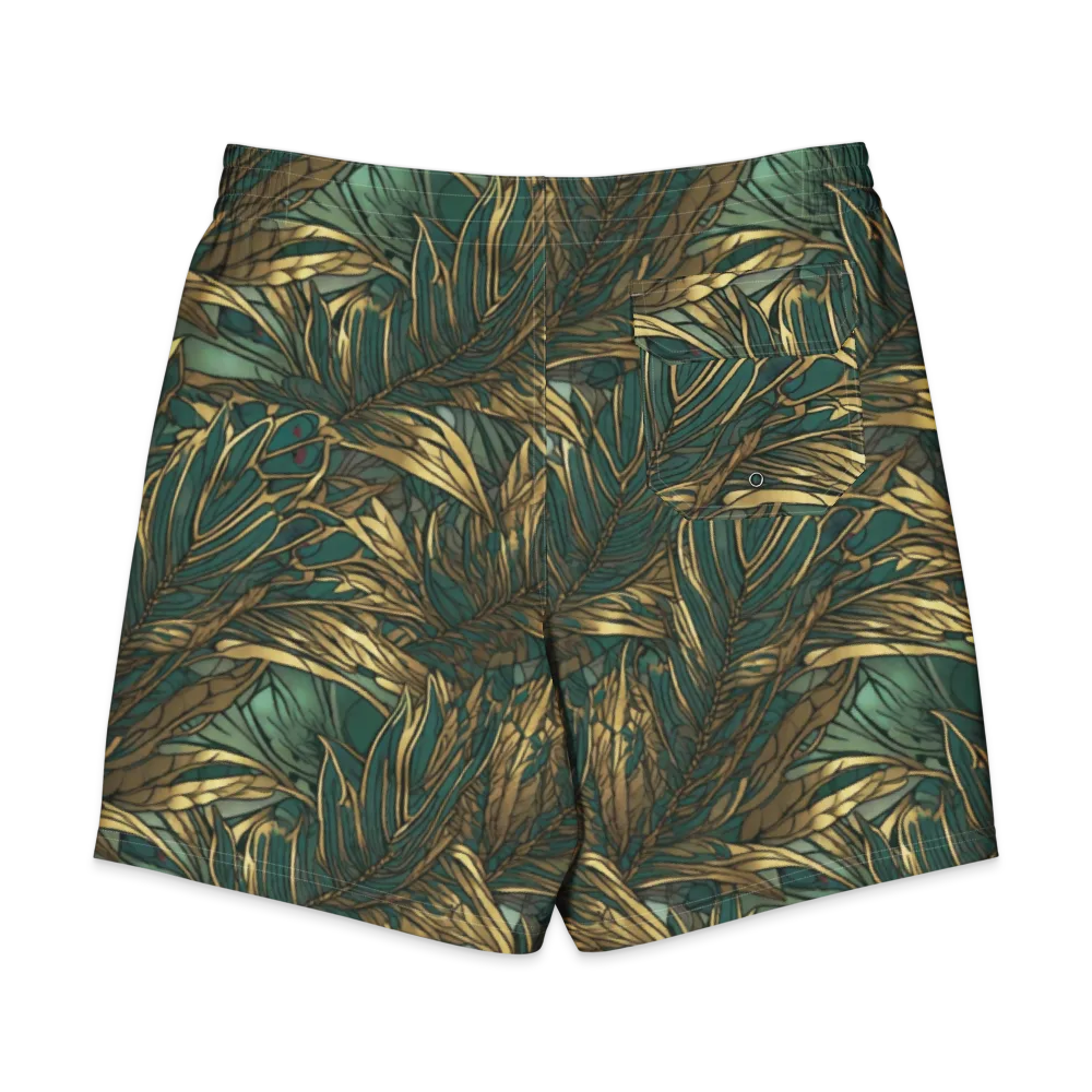 Verdigris Canopy on Men's Board Shorts — Back