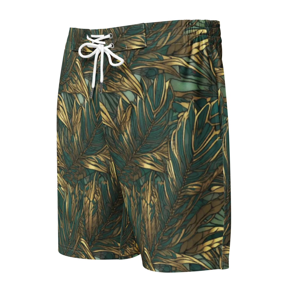 Verdigris Canopy on Men's Board Shorts — Front