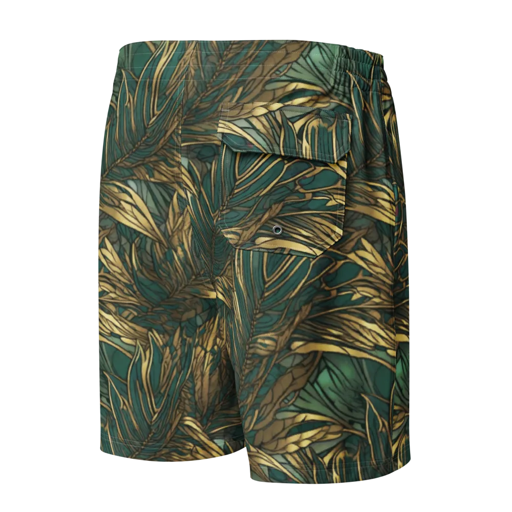 Verdigris Canopy on Men's Board Shorts — Back