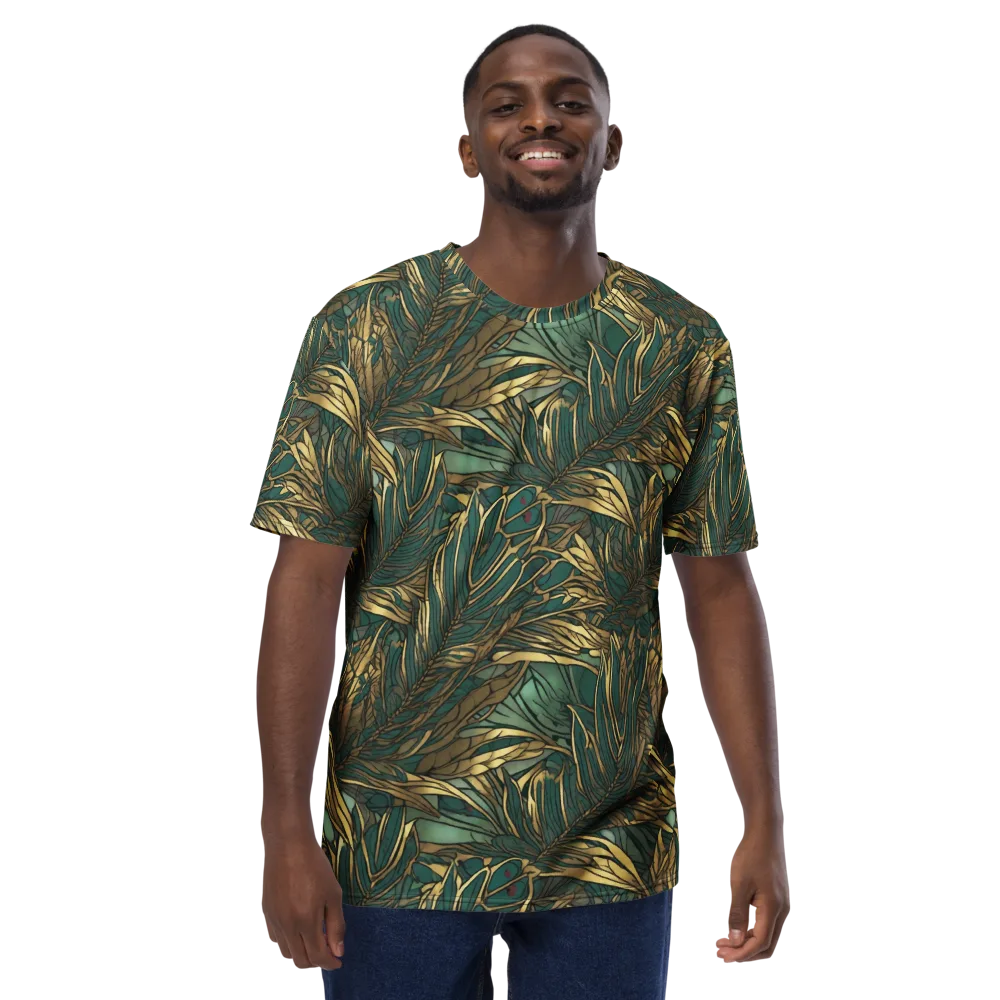 Verdigris Canopy on Men's Crew Neck T-Shirt — Front