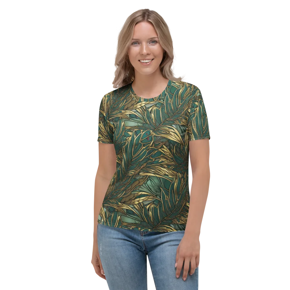 Verdigris Canopy on Women's Crew Neck T-Shirt — Front