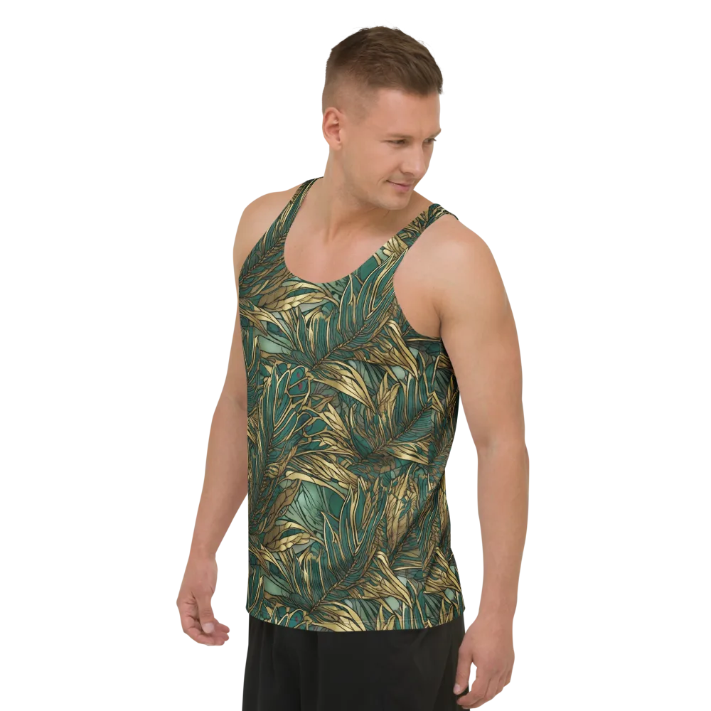 Verdigris Canopy on Men's Tank Top — Left Front