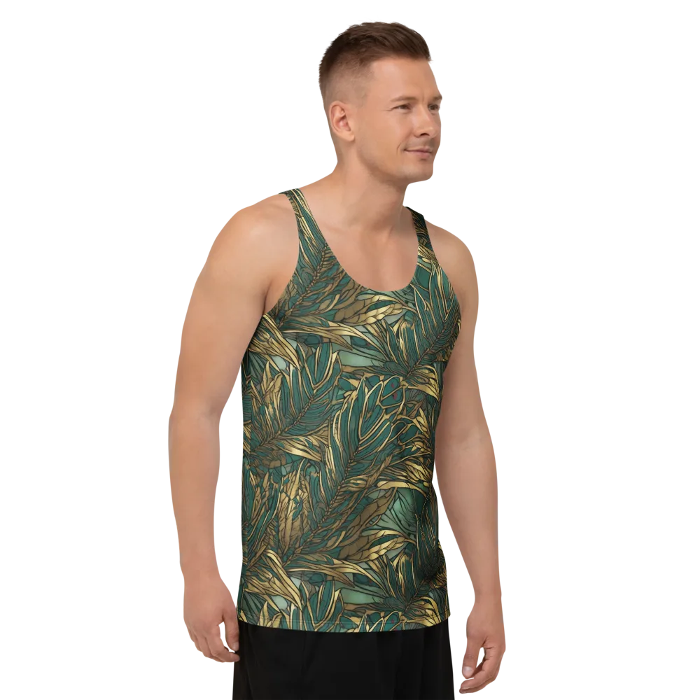 Verdigris Canopy on Men's Tank Top — Right Front