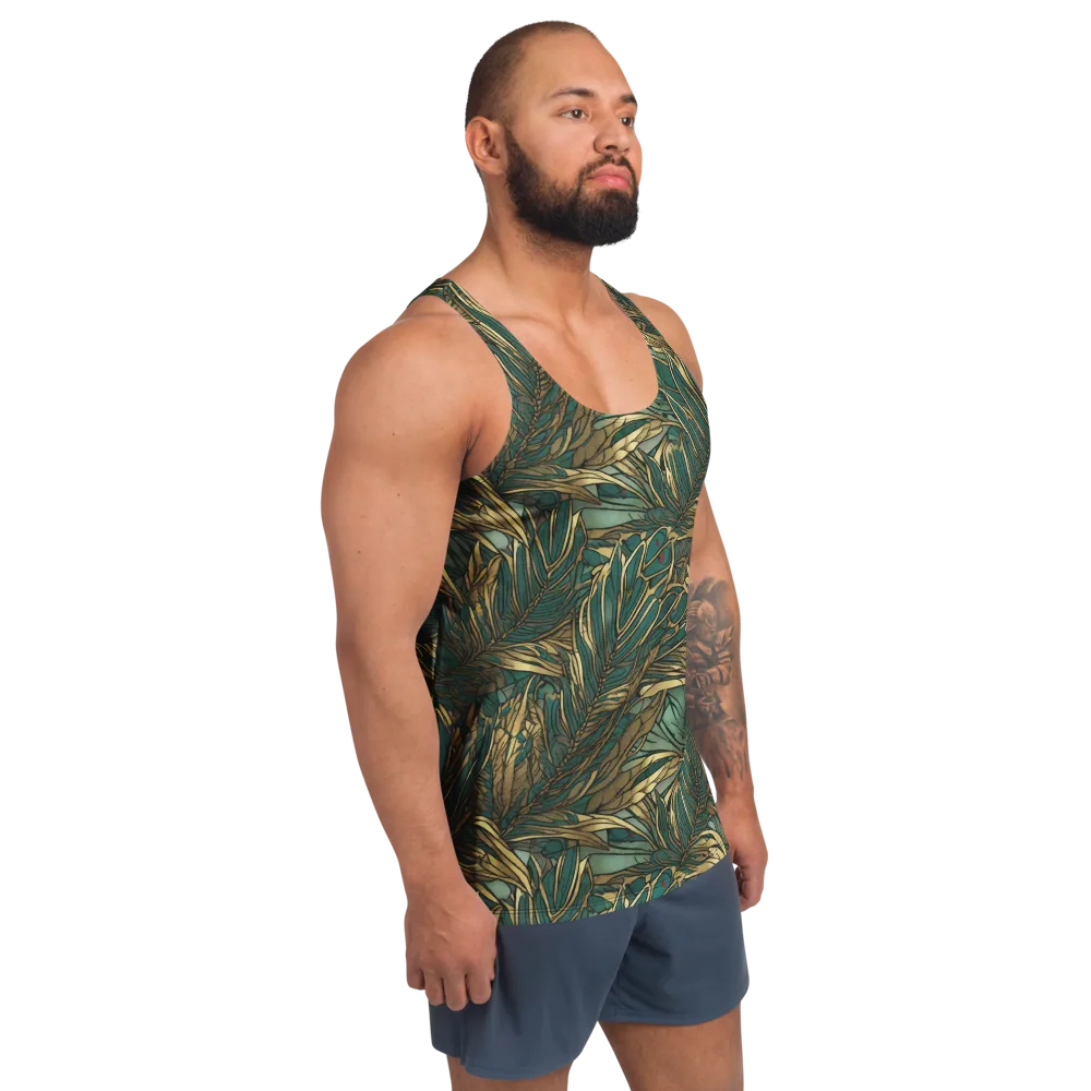Verdigris Canopy on Men's Tank Top — Right Front