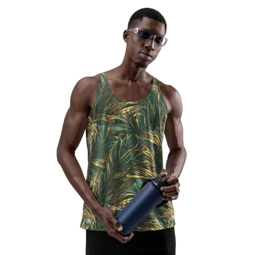 Verdigris Canopy on a Men's Tank Top